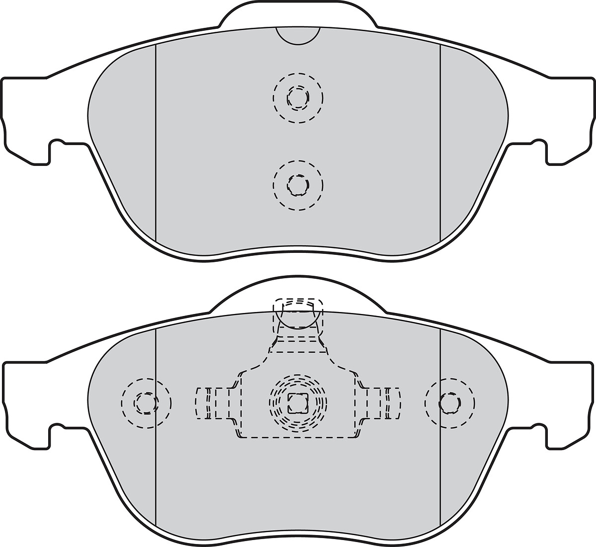 Jeu de 4 plaquettes de frein VALEO ref. 301566